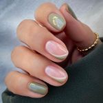 19+ Stylish Ideas for Almond Sage Green Nails