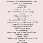 25 Powerful Daily Affirmations for Self Love With Free Printables