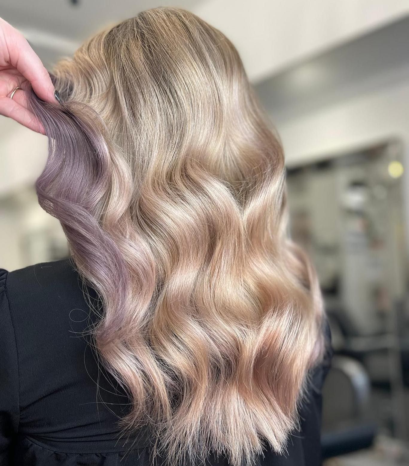 33 Pretty Lavender Balayage On Blonde Hair Ideas