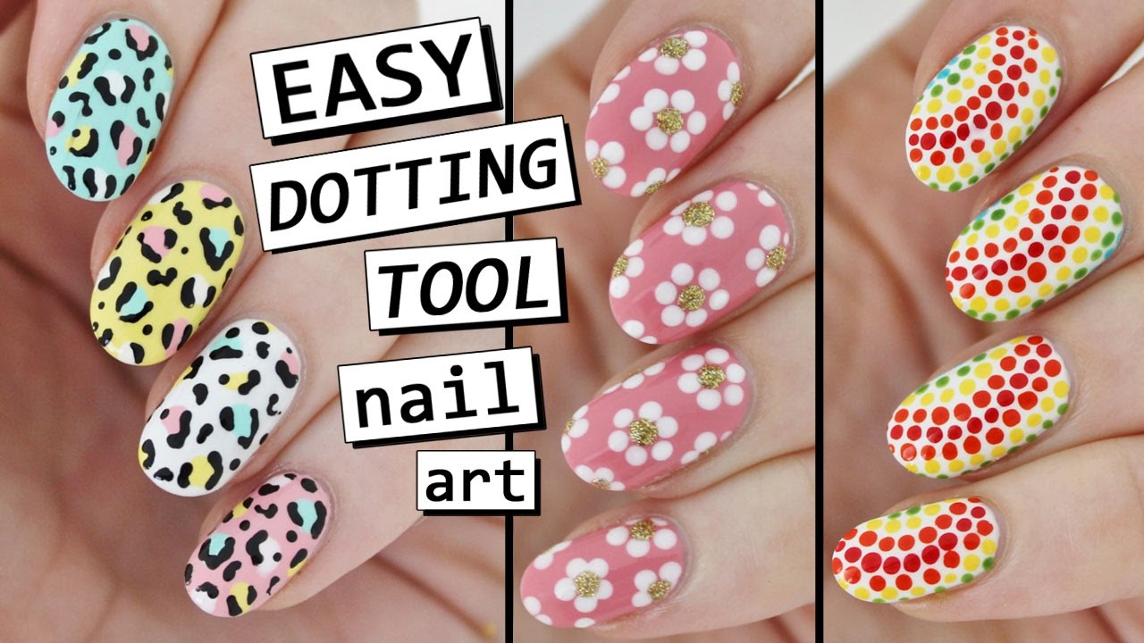 How to Make Nail Designs With Dotting Tool